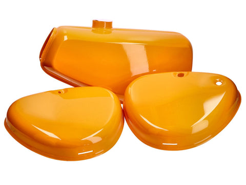 fuel tank and side cover set orange for Simson S50, S51, S70 DIVERSE / IMPORT MOTOVEIKALS 21