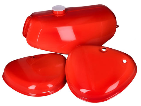 fuel tank and side cover set red for Simson S50, S51, S70 DIVERSE / IMPORT MOTOVEIKALS 21
