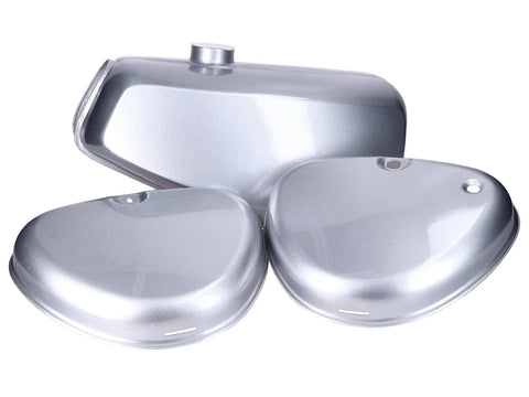 fuel tank and side cover set silver for Simson S50, S51, S70 DIVERSE / IMPORT MOTOVEIKALS 21