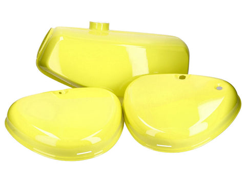 fuel tank and side cover set yellow for Simson S50, S51, S70 DIVERSE / IMPORT MOTOVEIKALS 21