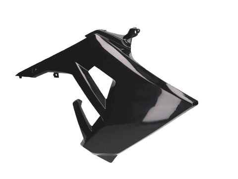 fuel tank cover right OEM black for Derbi Senda R 50, Senda SM 50 X-Treme Euro4 2018- PIAGGIO MOTOVEIKALS 21