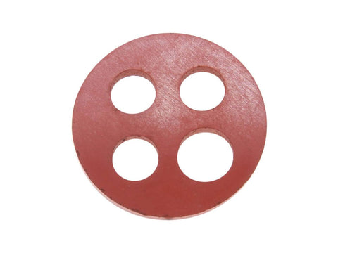 fuel tap packing / 4-hole gasket FKM for Vespa 50, 90, 125, ET3 CIF MOTOVEIKALS 21