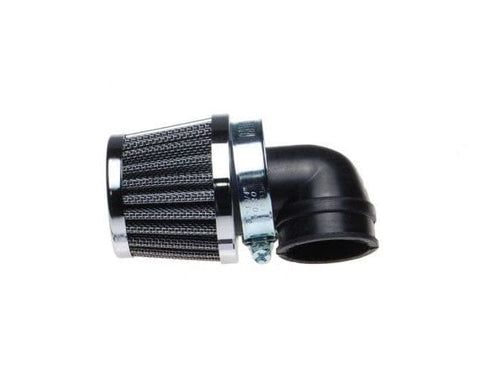 Gaisa filtrs 30 mm 90' CHROME REPLICA MOTOVEIKALS 21