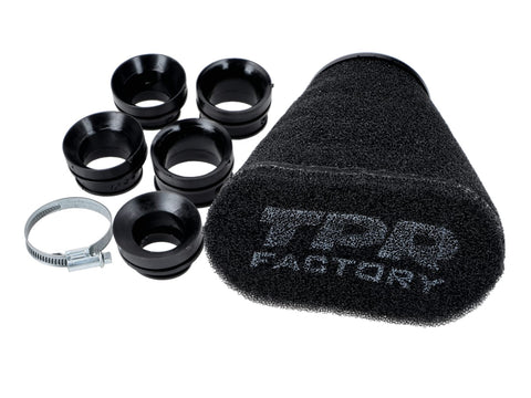 Gaisa filtrs Top Performances TPR Factory melns 28–43 mm TPR MOTOVEIKALS 21
