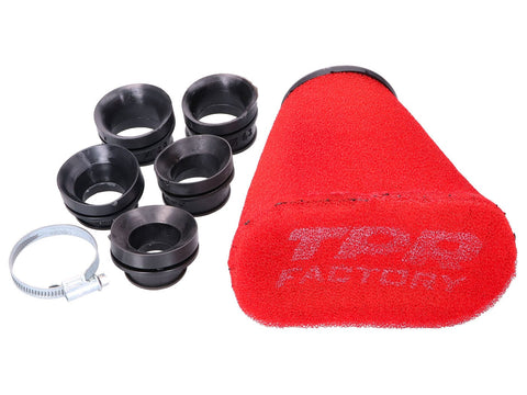 Gaisa filtrs Top Performances TPR Factory sarkans 28–43 mm TPR MOTOVEIKALS 21
