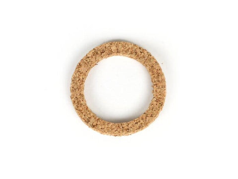 Gasket fuel tap glass -BGM ORIGINAL 26.5x35x4mm- Vespa Wideframe VN, VM, ACMA - cork BGM ORIGINAL MOTOVEIKALS 21