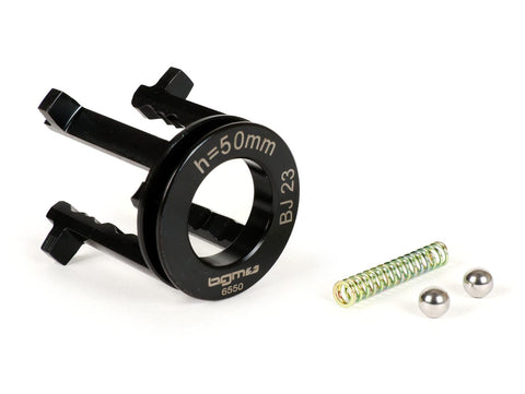 Gear selector incl. reinforced shift spring and balls -BGM PRO- 4 speed, H=50mm, VESPA PK50, PK80, PK125, V50 (V5A1T since no. 69444), Special (V5B3T since no. 94315), Elestart (V5B4T since no. 1514), PV125 (VMA2T since no. 150203), ET3 (VMB1T BGM PRO MOTOVEIKALS 21