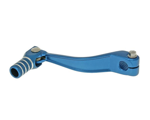 gear shift lever aluminum blue for Derbi EBE, EBS, D50B0 VPARTS MOTOVEIKALS 21