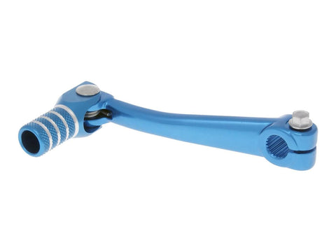 gear shift lever aluminum blue for Minarelli AM, Crosser, SM VPARTS MOTOVEIKALS 21