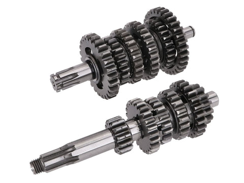 gearbox / gear shaft set 6-speed Doppler racing for Derbi EBE, EBS, D50B0, D50B DOPPLER MOTOVEIKALS 21