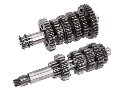gearbox / gear shaft set 6-speed Doppler racing for Minarelli AM6 1st series DOPPLER MOTOVEIKALS 21