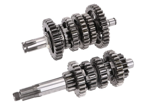 gearbox / gear shaft set 6-speed Doppler standard for Derbi EBE, EBS, D50B0, D50B DOPPLER MOTOVEIKALS 21