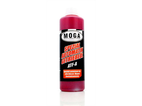 Gearbox oil bottle MOGA 250ml for Zündapp, Kreidler, Hercules, Puch, Simson, Miele, DKW, NSU, KTM Moped Mokick MOGA MOTOVEIKALS 21