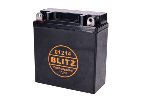 Gel battery 6 Volt 12 Ah 120mm 60mm 130mm for R 26, 27, 2C 250, Tourist 150 101, 175 102, 103 DIVERSE / IMPORT MOTOVEIKALS 21