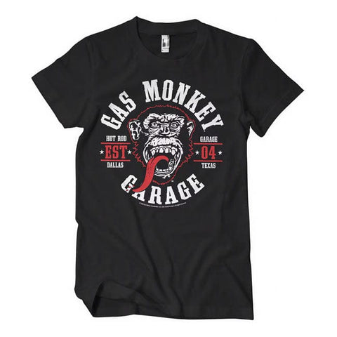 GMG Garage Round seal t-shirt black GAS MONKEYS GARAGE MOTOVEIKALS 21