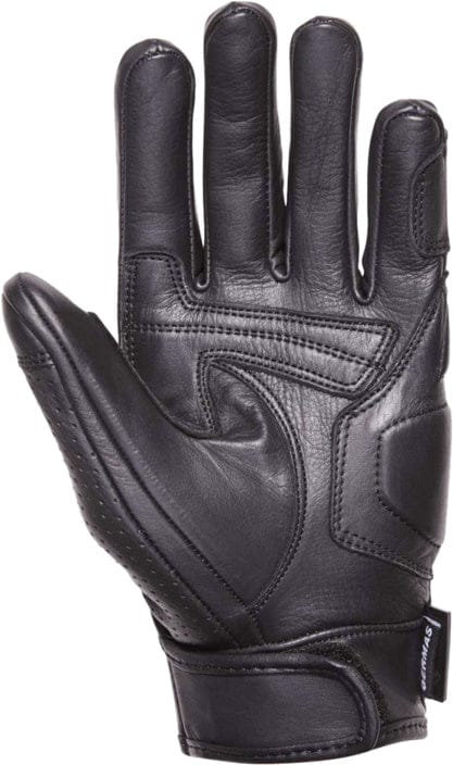 GMS ādas moto cimdi FLORIDA ar pastiprinātu aizsardzību black GMS MOTOVEIKALS 21