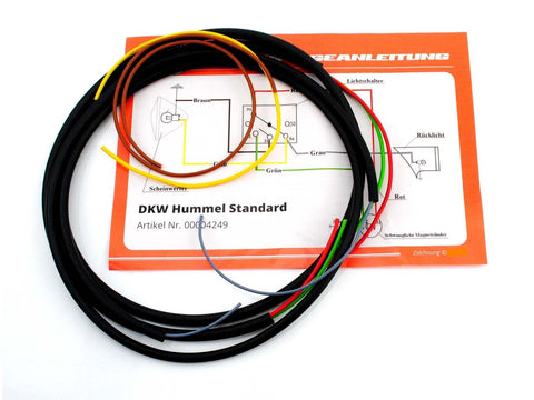 Goebel wiring harness for DKW Standard GOEBEL MOTOVEIKALS 21