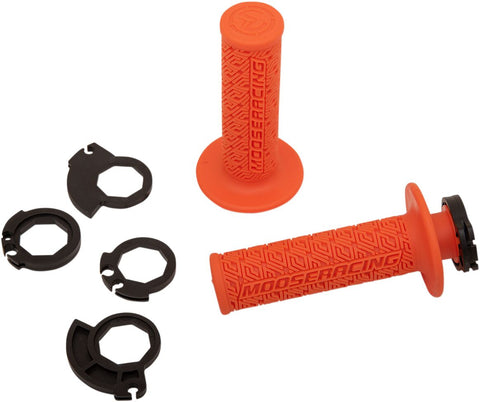 Grip Lock-On Moose Or/Bk MOOSE RACING HARD-PARTS MOOSE RACING MOTOVEIKALS 21