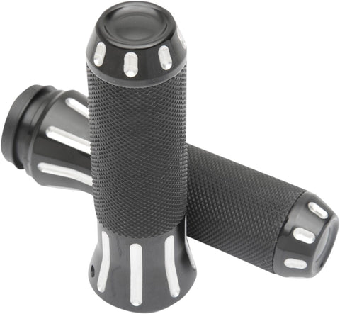 Grips Custom Tbw Blk Cut DRAG SPECIALTIES DRAG SPECIALTIES MOTOVEIKALS 21