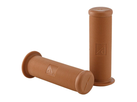 Grips set signal brown 24/24mm for Vespa 50/N/L/R/SS/90/SS/125 PV/VNA/VNB1-2/GT/150 GL/Super/Sprint/180 SS -1968, PX80-200/?PE/?Lusso/?Ā´98/?MY DIVERSE / IMPORT MOTOVEIKALS 21