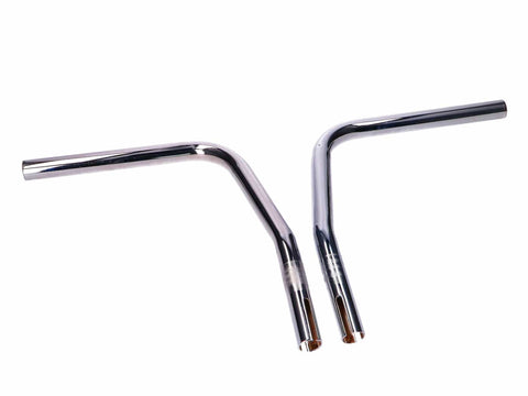 handlebar 2-parts chromed for Peugeot 103, MVL, Vogue DIVERSE / IMPORT MOTOVEIKALS 21
