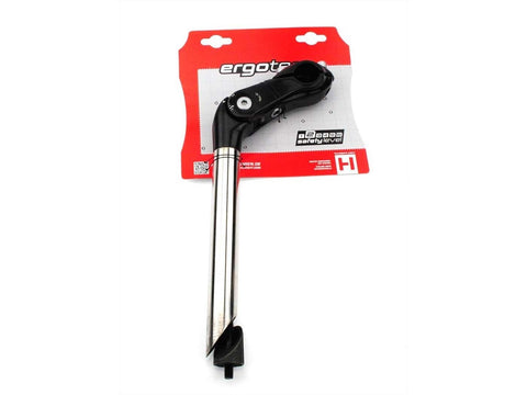 Handlebar bracket 25.5mm bracket tube diameter 24-26mm handlebar mount 180mm installation depth 70 degrees adjustable for moped, moped, bicycle DIVERSE / IMPORT MOTOVEIKALS 21