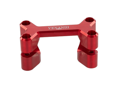 handlebar mount Venandi Dogbone CNC red for Simson S50, S51 VENANDI MOTORS MOTOVEIKALS 21