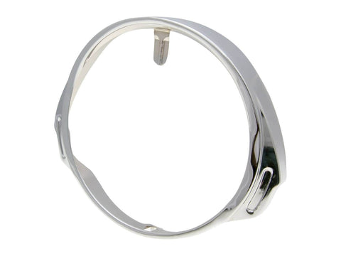 headlamp rim 160mm chromed for Vespa P 80, 125, 150 X, P 200 E CIF MOTOVEIKALS 21