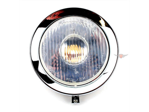 Headlight 130mm chrome for Zündapp KS 50 GTS C DIVERSE / IMPORT MOTOVEIKALS 21