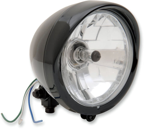 Headlight 5.75 Blk Clr DRAG SPECIALTIES DRAG SPECIALTIES MOTOVEIKALS 21