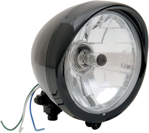 Headlight 5.75" Blk Clr DRAG SPECIALTIES DRAG SPECIALTIES MOTOVEIKALS 21