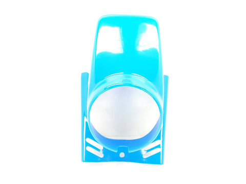 Headlight fairing 120mm blue for Puch Maxi S, N, moped moped mokick DIVERSE / IMPORT MOTOVEIKALS 21