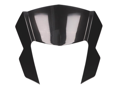 headlight fairing upper part OEM black for Aprilia RX, SX, Derbi Senda, Gilera RCR, SMT 50 Euro4 2018- PIAGGIO MOTOVEIKALS 21