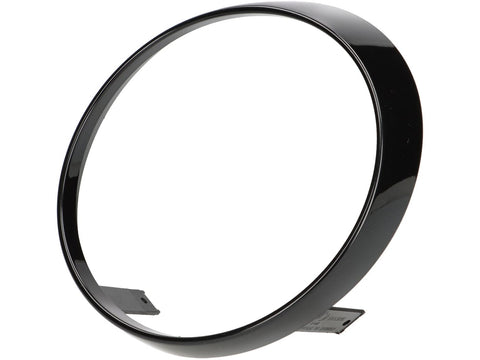 headlight trim ring Moto Nostra, glossy black for Vespa GTS 125, Vespa GTS 300 HPE MOTO NOSTRA MOTOVEIKALS 21
