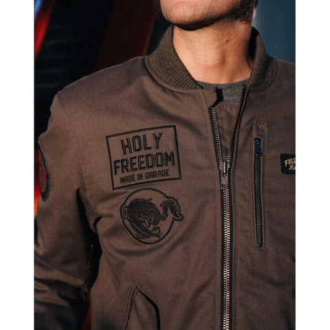 Holy Freedom Bomber jacket khaki HOLY FREEDOM MOTOVEIKALS 21