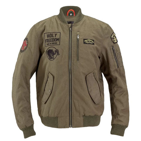 Holy Freedom Bomber jacket khaki HOLY FREEDOM MOTOVEIKALS 21