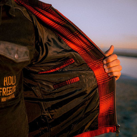 Holy Freedom Definitive Flannel jacket red HOLY FREEDOM MOTOVEIKALS 21