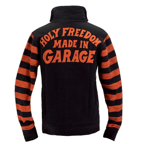 Holy Freedom Garage zip sweatshirt orange/black HOLY FREEDOM MOTOVEIKALS 21