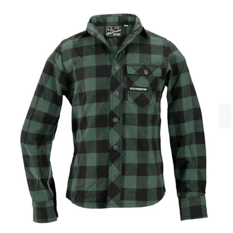 Holy Freedom Jessie James Flannel shirt green HOLY FREEDOM MOTOVEIKALS 21