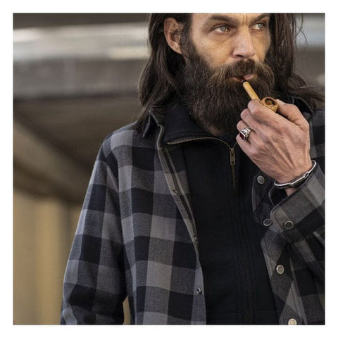 Holy Freedom Jessie James Flannel shirt grey/black HOLY FREEDOM MOTOVEIKALS 21