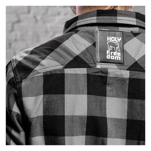 Holy Freedom Jessie James Flannel shirt grey/black HOLY FREEDOM MOTOVEIKALS 21