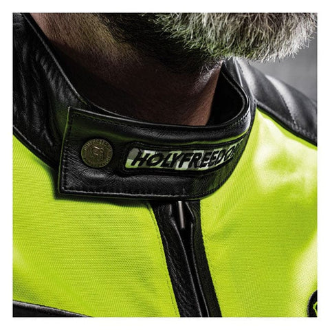 Holy Freedom Zero Vision leather jacket black/fluo yellow "S" HOLY FREEDOM MOTOVEIKALS 21