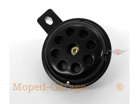 Horn bracket 12 Volt diameter 70mm mounting distance center to mounting hole 58mm for Yamaha DT, XT, RD, Honda, Suzuki, Kawasaki DIVERSE / IMPORT MOTOVEIKALS 21