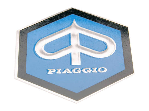 horn cover emblem / badge Piaggio 42mm flat to glue for Piaggio Ape, Vespa Gl, Rally CIF MOTOVEIKALS 21