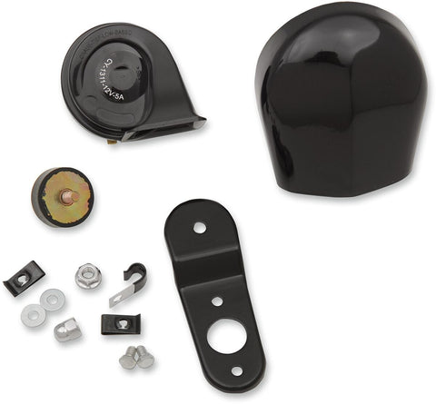 Horn Kit 91-22 Blk Cover DRAG SPECIALTIES DRAG SPECIALTIES MOTOVEIKALS 21