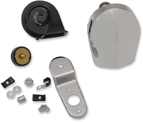 Horn Kit 91-22 Chr Cover DRAG SPECIALTIES DRAG SPECIALTIES MOTOVEIKALS 21
