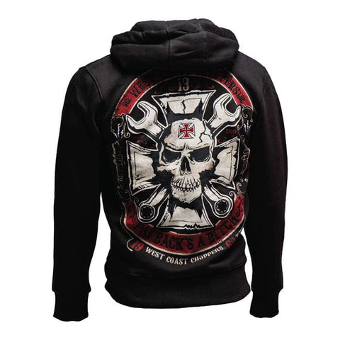 Hūdijs WEST COAST CHOPPERS MECHANIC ZIP black 2XL WEST COAST CHOPPERS MOTOVEIKALS 21