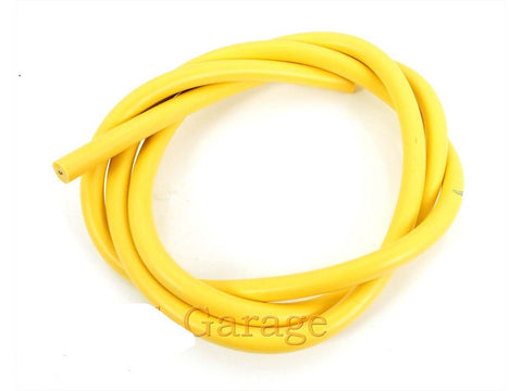 Ignition cable silicone 1 meter yellow 7mm for Zündapp, Kreidler, Hercules, Puch, KTM, DKW, moped, scooter, motorcycle DIVERSE / IMPORT MOTOVEIKALS 21