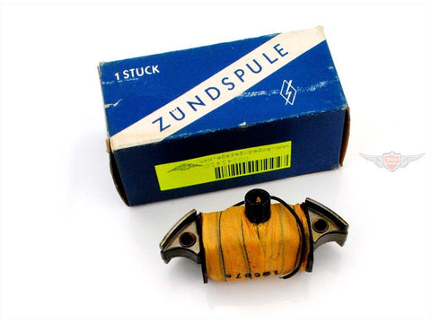 Ignition coil moped Mounting distance 54mm Armature width 77mm Shoe width 20mm for moped, moped, mokick, Zweirad Union, DKW, Miele, Rixe, Victoria, Gritzner, Göricke, Hercules, Zündapp, Kreidler, Puch DIVERSE / IMPORT MOTOVEIKALS 21