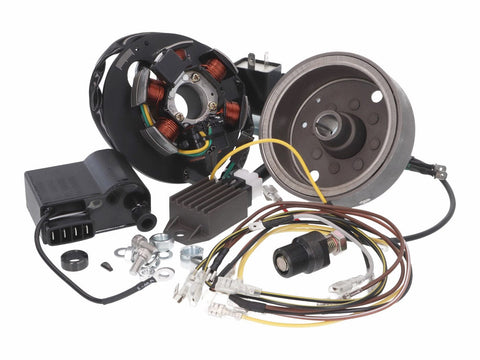 ignition conversion kit 12V for Simson S50, S51, S53, S83, S70, Schwalbe KR51/2, SR50, SR80 101 OCTANE MOTOVEIKALS 21
